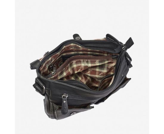 Купить Кожааня сумка через плечо мессенджер HILL BURRY HB3076A, фото , изображение 3, характеристики, отзывы