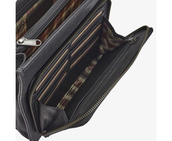 Купить Мужская кожаная сумка барсетка Hill Burry HB4004A с ручкой, фото , изображение 3, характеристики, отзывы