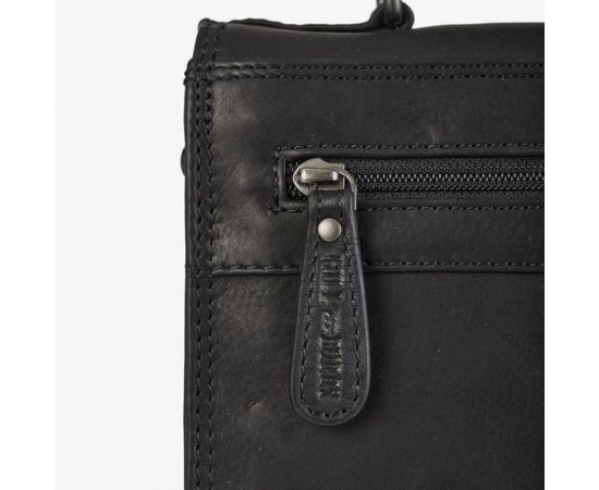 Купить Мужская кожаная сумка барсетка Hill Burry HB4004A с ручкой, фото , изображение 6, характеристики, отзывы
