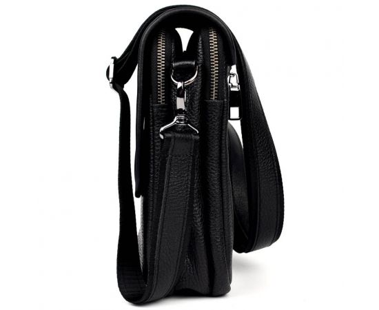 Купить Мужская сумка через плечо на три отделения мессенджер Limary Lim-015FA черный флотар, фото , изображение 7, характеристики, отзывы