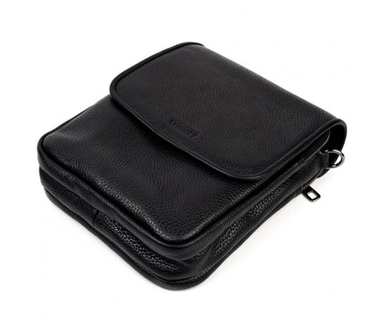 Купить Мужская сумка через плечо на три отделения мессенджер Limary Lim-015FA черный флотар, фото , изображение 10, характеристики, отзывы