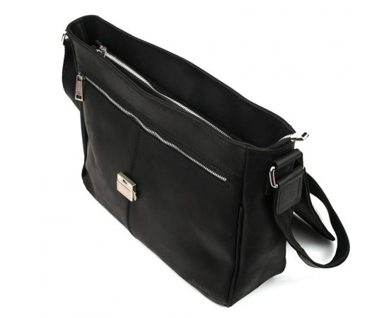 Купить Мужская сумка через плечо из черный крейзи хорс TARWA RA-1046-3md, фото , изображение 5, характеристики, отзывы