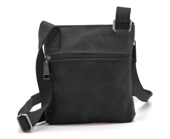 Придбати Cумка мужская через плечо кожаная crazy horse TARWA Черный (RА-1342-2-3md)  1, image , зображення 3, характеристики, відгуки