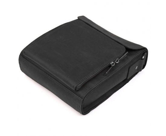 Купить Мужская кожаная сумка через плечо RA-30272-3md TARWA черный крейзи хорс, фото , изображение 8, характеристики, отзывы