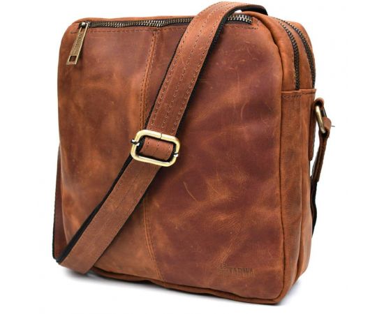 Придбати Кожаная сумка мессенджер из кожи crazy horse TARWA RB-60121-3md, image , характеристики, відгуки