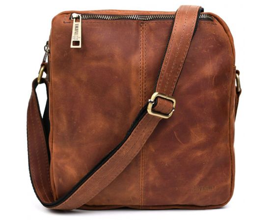 Придбати Кожаная сумка мессенджер из кожи crazy horse TARWA RB-60121-3md, image , зображення 3, характеристики, відгуки