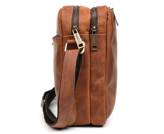 Придбати Кожаная сумка мессенджер из кожи crazy horse TARWA RB-60121-3md, image , зображення 7, характеристики, відгуки