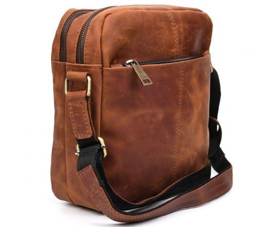 Придбати Кожаная сумка мессенджер из кожи crazy horse TARWA RB-60121-3md, image , зображення 8, характеристики, відгуки