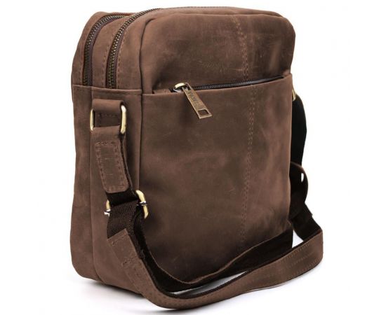 Купить Сумка мессенджер мужская вертикальная через плечо TARWA Коричневый RC-60121-3md, фото , изображение 8, характеристики, отзывы