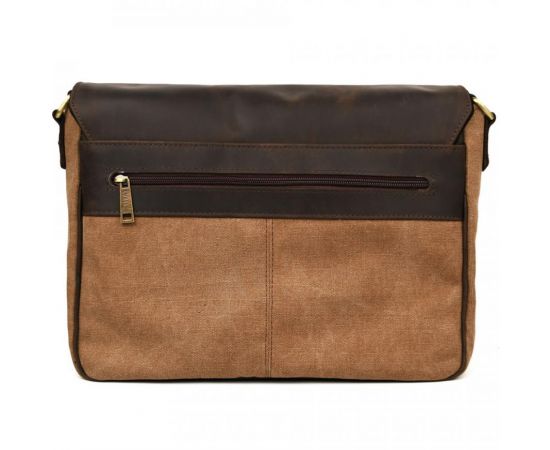 Купить Сумка мужская через плечо из кожи и канвас TARWA RCC-1047-3md, фото , изображение 2, характеристики, отзывы