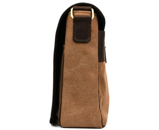 Купить Сумка мужская через плечо из кожи и канвас TARWA RCC-1047-3md, фото , изображение 3, характеристики, отзывы