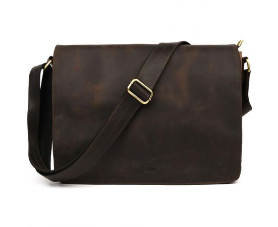 Купить Сумка мужская через плечо из кожи и канвас TARWA RCC-1047-3md, фото , изображение 4, характеристики, отзывы