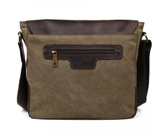 Купить Сумка через плечо размера А4 из парусины и кожи RCh-6601-3md TARWA, фото , изображение 4, характеристики, отзывы