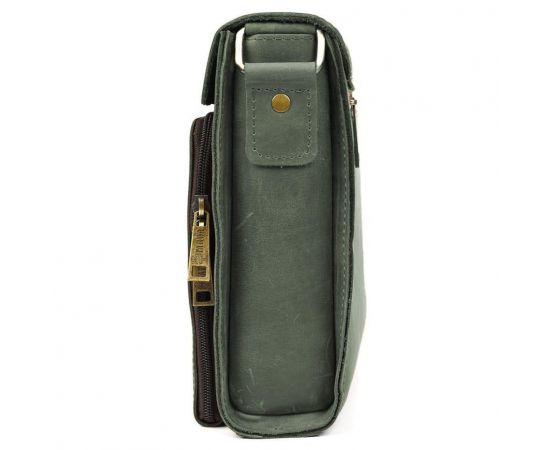 Придбати Мужская кожаная сумка через плечо RE-30272-3md TARWA крейзи хорс зеленый, image , зображення 6, характеристики, відгуки