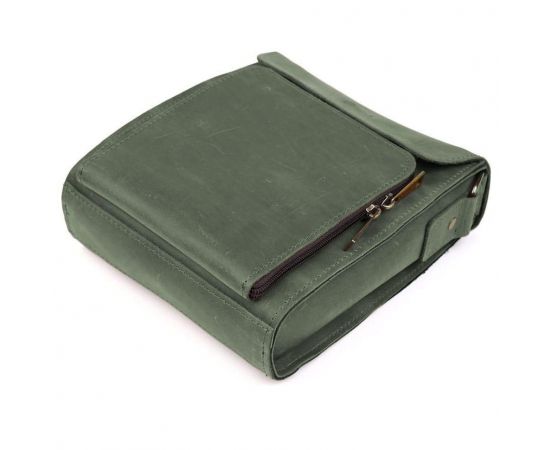 Придбати Мужская кожаная сумка через плечо RE-30272-3md TARWA крейзи хорс зеленый, image , зображення 8, характеристики, відгуки