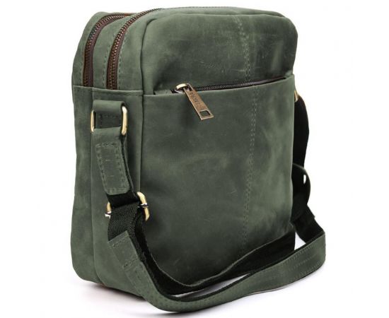 Купить Сумка мессенджер мужская вертикальная через плечо TARWA Зеленый RЕ-60121-3md, фото , изображение 8, характеристики, отзывы