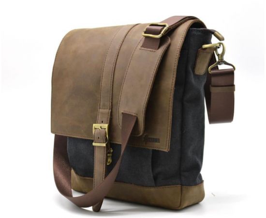 Купить Мужская сумка через плечо парусина+кожа RG-1811-4lx TARWA, фото , характеристики, отзывы