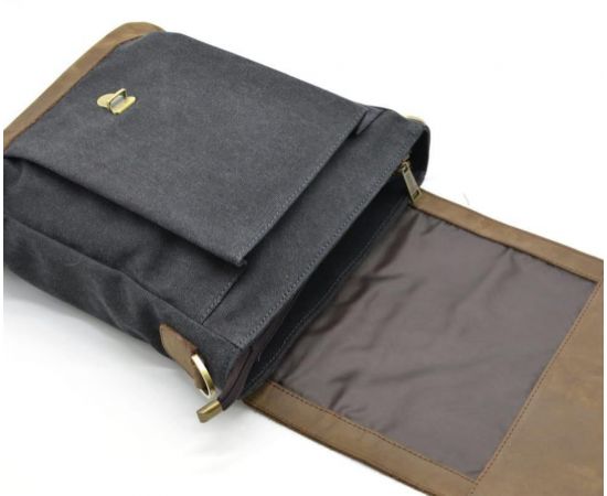 Купить Мужская сумка через плечо парусина+кожа RG-1811-4lx TARWA, фото , изображение 7, характеристики, отзывы