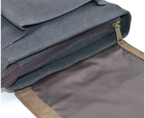 Купить Мужская сумка через плечо парусина+кожа RG-1811-4lx TARWA, фото , изображение 8, характеристики, отзывы