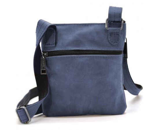 Придбати Cумка мужская через плечо кожаная crazy horse TARWA Синий (RК-1342-2-3md), image , зображення 2, характеристики, відгуки