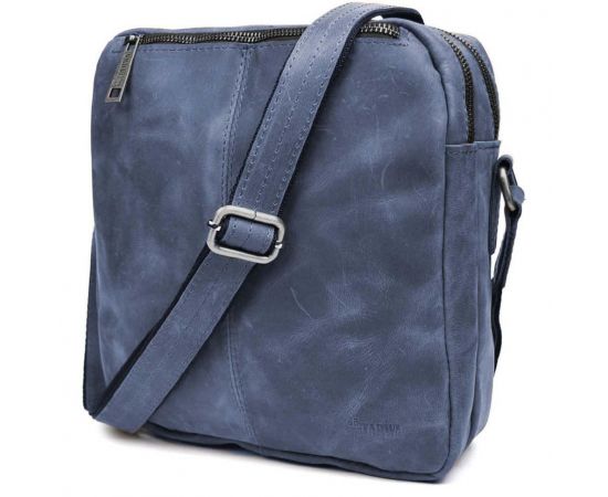 Придбати Сумка мессенджер мужская вертикальная через плечо TARWA Cиний RК-60121-3md, image , зображення 2, характеристики, відгуки