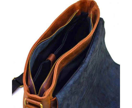 Купить Мужская кожаная сумка через плечо с клапаном TARWA RY-1047-3md терракот, фото , изображение 7, характеристики, отзывы