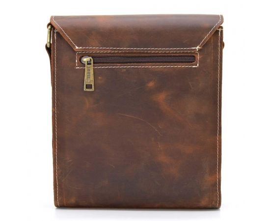 Придбати Кожаная сумка-планшет через плечо RYw-3027-4lx бренда TARWA терракот, image , зображення 3, характеристики, відгуки