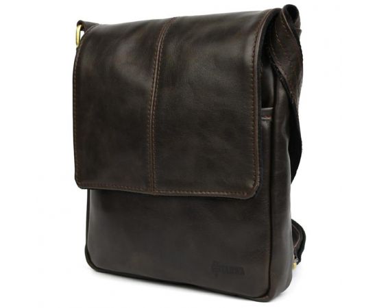 Купить Мужская кожаная сумка A5 через плечо TC-1301-3md TARWA с клапаном, фото , характеристики, отзывы