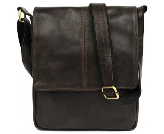 Купить Мужская кожаная сумка A5 через плечо TC-1301-3md TARWA с клапаном, фото , изображение 3, характеристики, отзывы