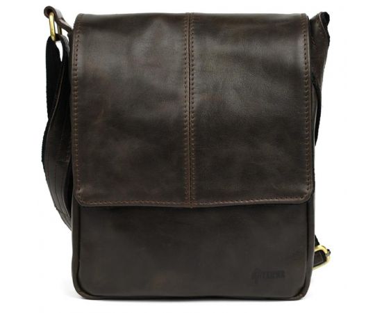 Купить Мужская кожаная сумка A5 через плечо TC-1301-3md TARWA с клапаном, фото , изображение 4, характеристики, отзывы