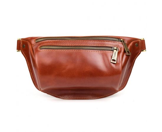 Придбати Напоясная сумка бананка в размере М TARWA GBalc-3105-3lx 3 отделения коньячная, image , зображення 3, характеристики, відгуки