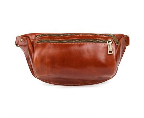 Придбати Напоясная сумка бананка в размере L TARWA GBalc-3106-3lx 3 отделения коньячная, image , зображення 3, характеристики, відгуки