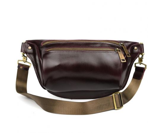 Купить Напоясная сумка бананка в размере М TARWA GM-3105-2lx 2 отделения бордо, фото , изображение 3, характеристики, отзывы