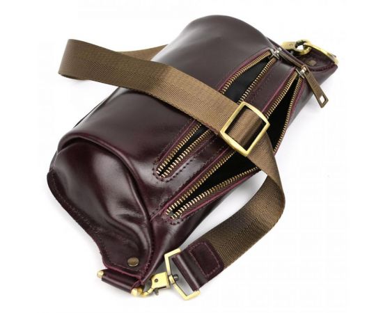 Купить Напоясная сумка бананка в размере М TARWA GM-3105-3lx 3 отделения бордо, фото , изображение 2, характеристики, отзывы