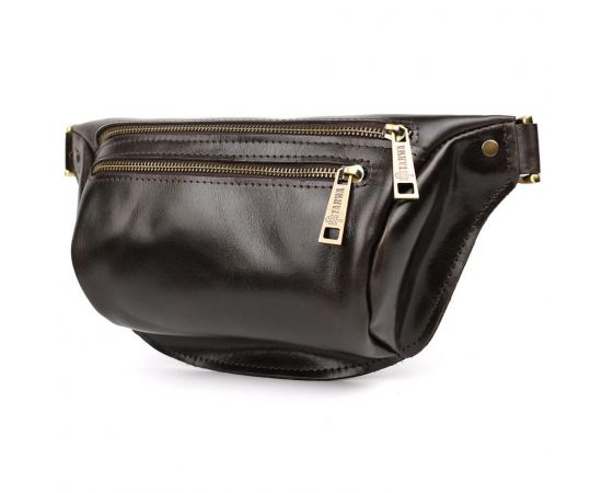 Придбати Напоясная сумка бананка в размере М TARWA GX-3105-3lx 3 отделения шоколад, image , характеристики, відгуки