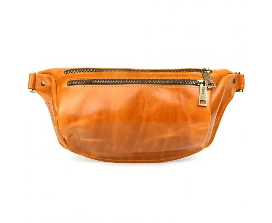 Купить Напоясная сумка бананка в размере L TARWA GY-3106-2lx 2 отделения рыжая, фото , изображение 3, характеристики, отзывы