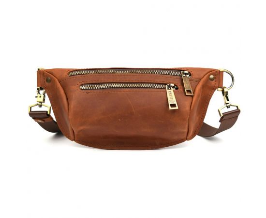 Купить Напоясная сумка бананка в размере S TARWA RB-3104-2lx коньячная, фото , изображение 3, характеристики, отзывы