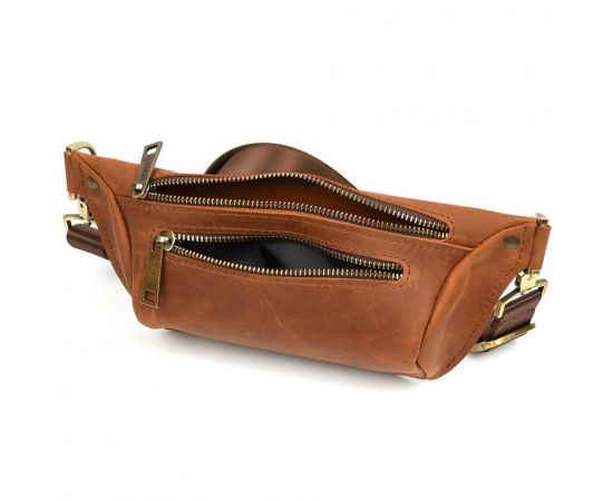 Купить Напоясная сумка бананка в размере S TARWA RB-3104-2lx коньячная, фото , изображение 5, характеристики, отзывы