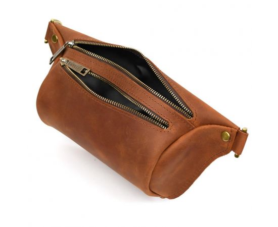 Придбати Напоясная сумка бананка в размере М TARWA RB-3105-3lx коньячная 3 отделения, image , зображення 3, характеристики, відгуки
