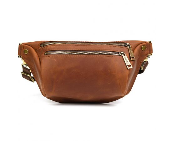 Придбати Напоясная сумка бананка в размере М TARWA RB-3105-3lx коньячная 3 отделения, image , зображення 4, характеристики, відгуки