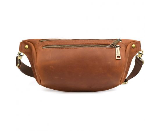 Придбати Напоясная сумка бананка в размере L TARWA RB-3106-2lx коньячная 2 отделения, image , зображення 4, характеристики, відгуки
