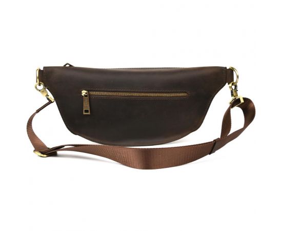 Купить Напоясная сумка бананка в размере L TARWA RC-3106-3lx коричневая 3 отделения, фото , изображение 4, характеристики, отзывы