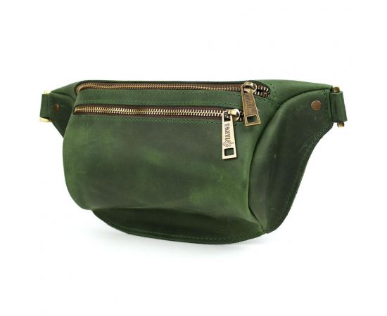 Придбати Напоясная сумка бананка в размере М TARWA RE-3105-2lx зеленая 2 отделения, image , характеристики, відгуки