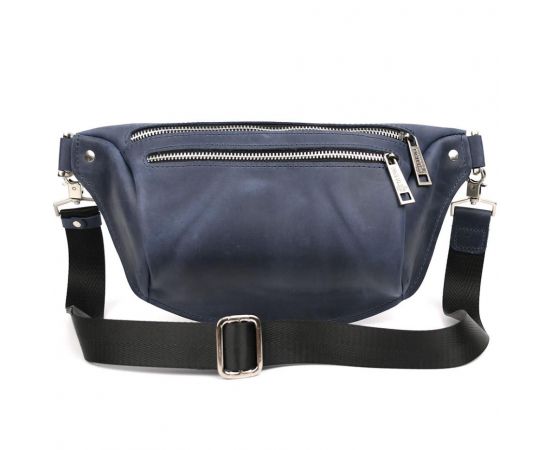 Купить Напоясная сумка бананка в размере М TARWA RK-3105-2lx синяя 2 отделения, фото , изображение 5, характеристики, отзывы