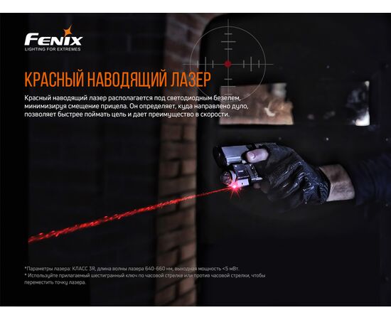 Купить Ліхтар до пістолета Fenix GL22, фото , изображение 6, характеристики, отзывы