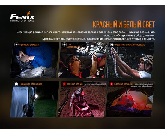 Купить Фонарь налобный Fenix HM50R V2.0, фото , изображение 9, характеристики, отзывы