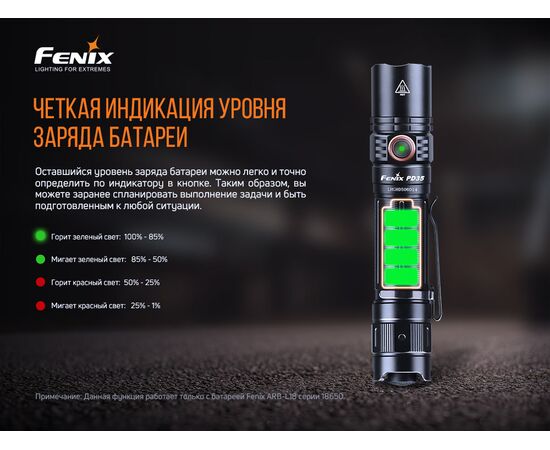 Придбати Ліхтар ручний Fenix PD35 V3.0, image , зображення 14, характеристики, відгуки