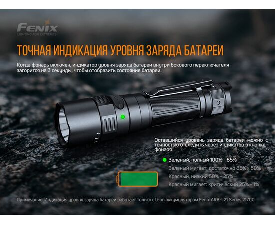 Купить Ручной фонарь Fenix PD40R V2.0, фото , изображение 11, характеристики, отзывы