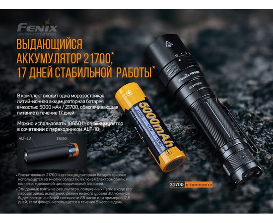 Купить Ручной фонарь Fenix PD40R V2.0, фото , изображение 10, характеристики, отзывы