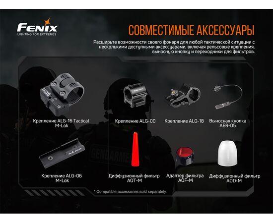 Купить Ліхтар ручний Fenix TK20R V2.0, фото , изображение 19, характеристики, отзывы